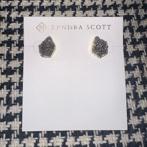 Kendra Scott Silver and Gold Stud Earrings